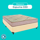 Ver imagem 4 de Cama Box Bege Casal + Colchão D33 Maxsono Paropas