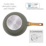 Panela Wok Esmeralda 28cm Indução Cerâmico 4mm Style Cook - 5
