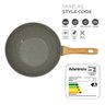 Panela Wok Esmeralda 28cm Indução Cerâmico 4mm Style Cook - 3