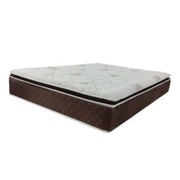 Colchão Casal King Size Atria Plus Semi Ortopédico com Espuma D33 e D29 Soft 1,93x2,03x0,30 Marrom - 1