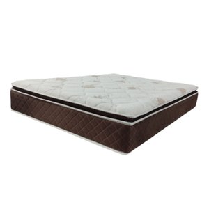 Colchão Casal King Size Atria Plus Semi Ortopédico com Espuma D33 e D29 Soft 1,93x2,03x0,30 Marrom
