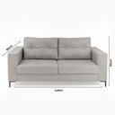 Ver imagem 2 de Sofá Fixo 3 Lugares