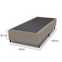 Ver imagem 2 de Base Box Queen Size Prince Sued 0,79x1,97x0,32
