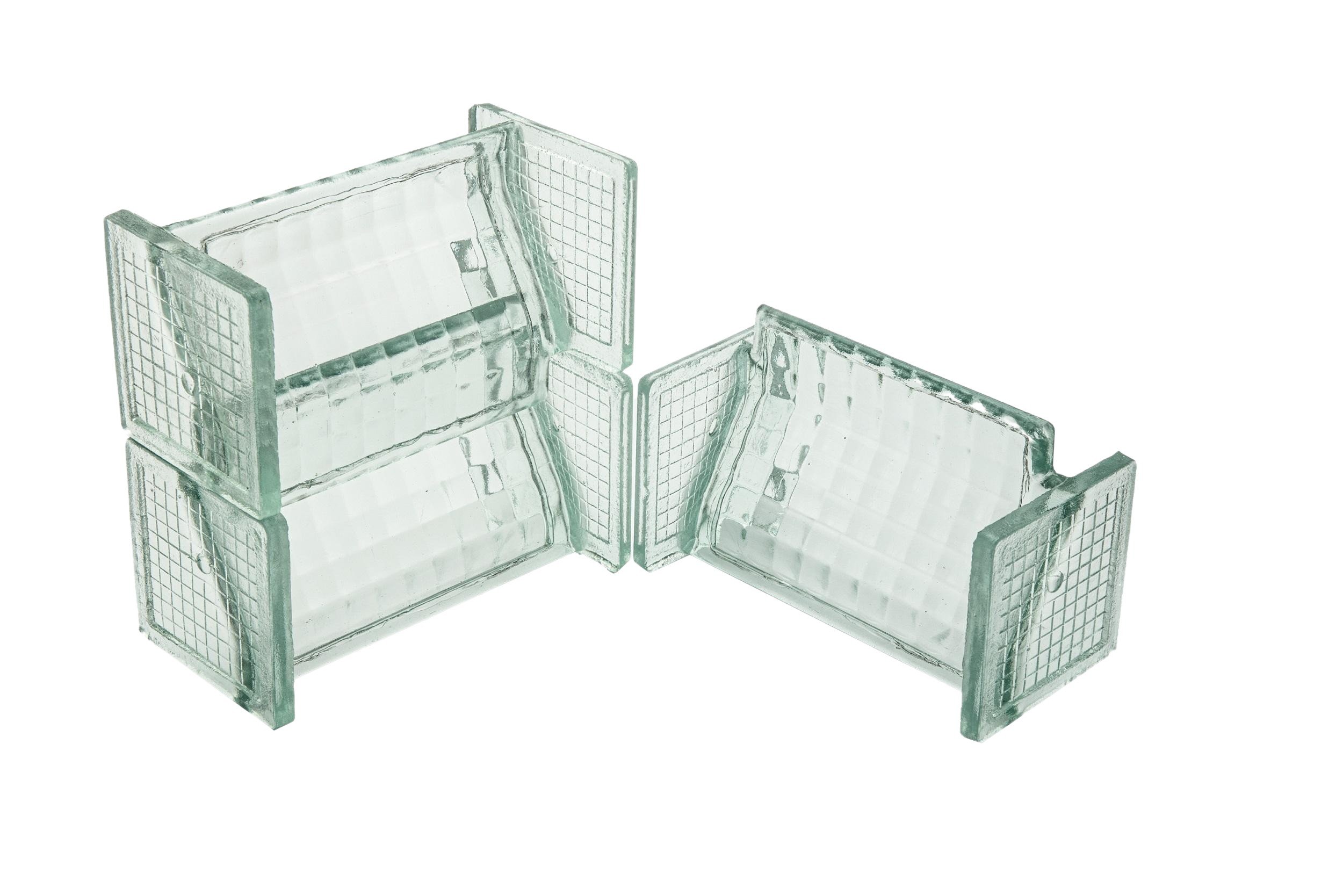 Elemento Vazado de Vidro Rio C - 20x10x10 - Ibravir - 1