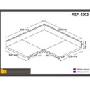 Ver imagem 2 de Tampo MDP para Balcão de Canto 90cm