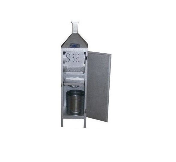 Defumador de Carnes Caseiro Portátil 36 Lts Capacidade 06 Kg Aço INOX - 1