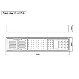 Calha Úmida Kitchen 4 módulos - 3