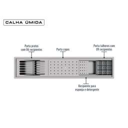 Calha Úmida Kitchen 4 módulos - 5