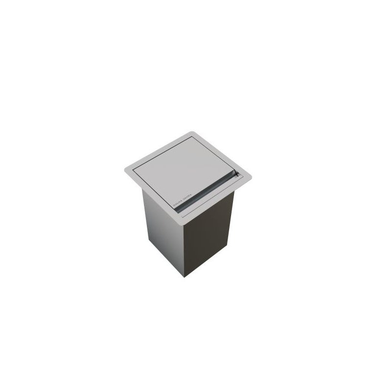 Lixeira Quadratta de Bancada Inox 5 Litros 2020
