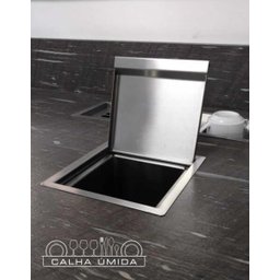 Lixeira Quadratta de Bancada Inox 5 Litros 2020 - 5