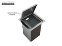 Ver imagem 6 de Lixeira Quadratta de Bancada Inox 5 Litros 2020
