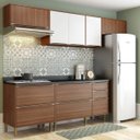 Ver imagem 1 de Cozinha Completa Balcão com Tampo 6 Peças Calábria Multimóveis