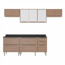 Ver imagem 2 de Cozinha Completa Balcão com Tampo 6 Peças Calábria Multimóveis