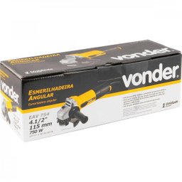 Esmerilhadeira Angular 4.1/2 Polegadas Eav 754 Vonder 127V - 4