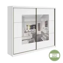 Ver imagem 3 de ROUPEIRO LOPAS TORONTO 2PTS PLUS COM ESPELHO S PES BRANCO