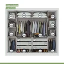 Ver imagem 5 de ROUPEIRO LOPAS TORONTO 2PTS PLUS COM ESPELHO S PES BRANCO