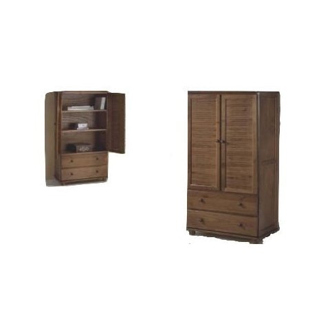Guarda-roupa Roupeiro Madeira Macica Referencia 015 Marca Torneado Móveis Sao Jose