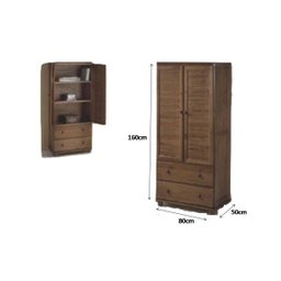 Guarda-roupa Roupeiro Madeira Macica Referencia 015 Marca Torneado Móveis Sao Jose - 2