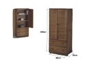 Ver imagem 2 de Guarda-roupa Roupeiro Madeira Macica Referencia 015 Marca Torneado Móveis Sao Jose