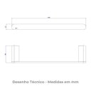 Ver imagem 3 de Porta Toalha Barra 30cm Versa 2040.c31.030 Cromado Deca