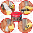 Ver imagem 3 de Fita Manta Asfaltica Multiuso 10cm X 10 Metros Dryko