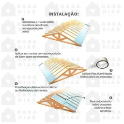 Fita Manta Asfaltica Multiuso 10cm X 10 Metros Dryko - 6