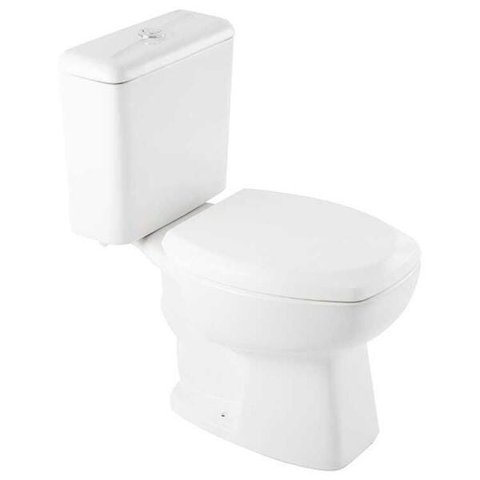 Bacia e Caixa Acoplada Louca Incepa Thema Branco