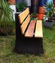 Ver imagem 5 de Banco de Jardim Rústico de Madeira Encosto 1,5 metro BGPLASTICOS BGBFE CORES VARIADAS