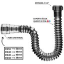 Ver imagem 4 de Sifão Sanfonado Universal 61cm Cromado | Astra