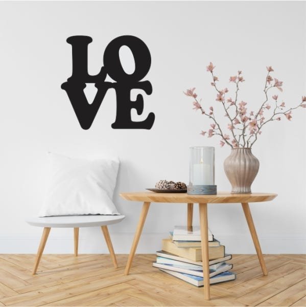 Love Decoração Parede - Letras Decorativas 60cm - 1