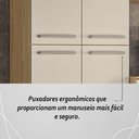 Ver imagem 7 de Armário de Cozinha Completa Mdf 10 Portas 2 Gavetas Atenas Plus - Freijó/soft