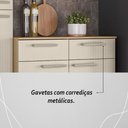 Ver imagem 6 de Armário de Cozinha Completa Mdf 10 Portas 2 Gavetas Atenas Plus - Freijó/soft