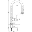 Ver imagem 3 de Torneira Misturador Monocomando Cozinha Linea Cox Extraivel Paini Italia