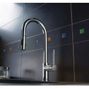 Ver imagem 2 de Torneira Misturador Monocomando para Cozinha Cox Gourmet Ducha Extraivel Pvd Aço Alta Paini Italia