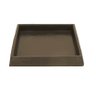 Suporte Prato Vaso 24x24 Interno 20 Quadrado Polietileno BGPLASTICOS V12 CINZA CIMENTO 004 - 3