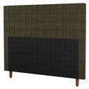Ver imagem 1 de Cabeceira Cama Box Solteiro Parisis 90cm Suede Marrom - Desk Design