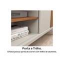 Ver imagem 4 de Rack para TV até 75 Polegadas Permóbili Paraty 1 porta de Correr Off White/Savana i - 100% MDF