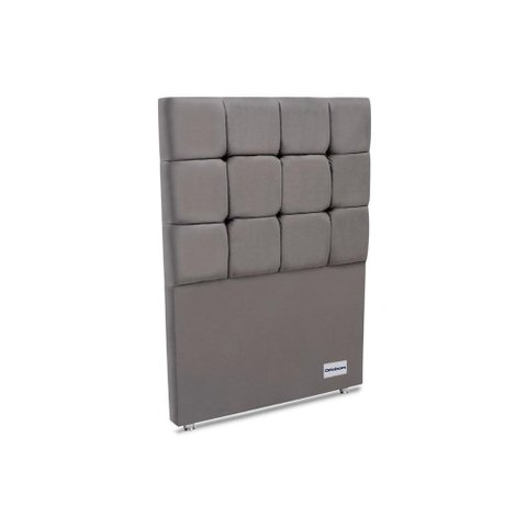 Cabeceira Cama Box Estofada Piave Linho Solteiro - Linho Cinza - Ortobom