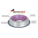 Ver imagem 2 de Kit 2 Comedouros Inox Premium Rosa 210ml - Antiderrapante, Durável e Fácil de Limpar