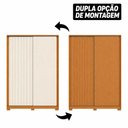 Ver imagem 3 de Roupeiro Frizatto Casal 2 Portas de Correr e 3 Gavetas - Cinamomo Flex - Albatroz