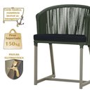 Ver imagem 4 de Mesa e 6 Cadeiras de Jantar Noronha Fendi E12 Trama Original Verde