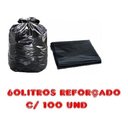 Ver imagem 1 de Saco De Lixo 60l Preto Reforçado 100 Unidades Fabricante
