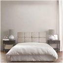 Ver imagem 6 de Cabeceira Painel Solteiro 0,90m Nina Suede - Pallazio Cor Bege
