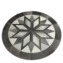 Ver imagem 1 de Tapete Mandala Redondo 100% Couro 1,60 Diâmetro