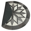 Ver imagem 5 de Tapete Mandala Redondo 100% Couro 1,60 Diâmetro