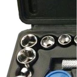 Jogo de Soquetes Sextavado de 1/4 e 3/8 Pol. com 40 Peças - 2 Jogo de Soquetes Sextavado de 1/4 e 3/8 Pol. com 40 Peças - 2