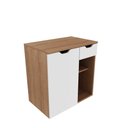 Ver imagem 5 de Conjunto Kit para banheiro 60cm com Gabinete espelheira e cuba CJ43018-107 Móvel na Caixa Videira Am