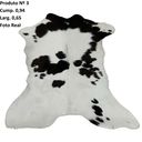 Ver imagem 2 de Tapete Couro Natural de Bezerro-nonato-terneiro - 03