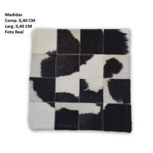 Capa de Almofada em Couro Medida 40 x 40cm - 03