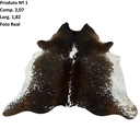 Ver imagem 2 de Tapete Couro Inteiro de Vaca Natural - 01